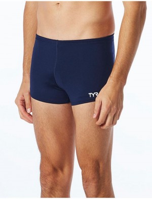 Navy Tyr Tyreco™ Square Leg Men's Swimsuit | US-EPCD87560