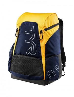 Navy / Yellow Tyr Alliance 45l Men's Backpack | US-TNPE03689