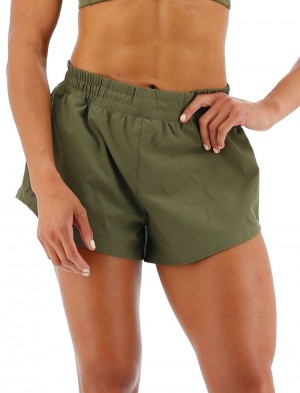 Olive Tyr Hydrosphere™ Pace Women's Running Shorts | US-BSXT65398