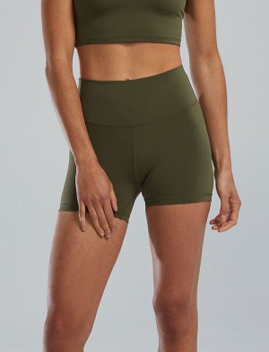 Olive Tyr Joule Elite™ High-waisted 3.25 Women's Shorts | US-SUMI34826