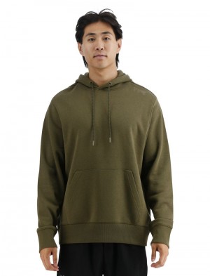 Olive Tyr Ultrasoft Midweight Fleece Men's Hoodie | US-LAUI53241