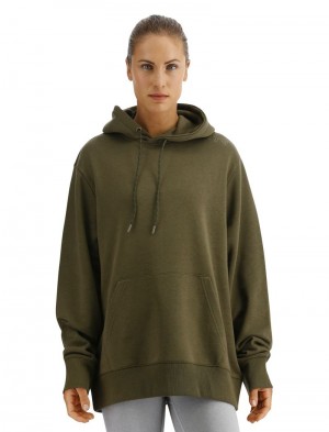 Olive Tyr Ultrasoft Midweight Fleece Women's Hoodie | US-VBIU56289