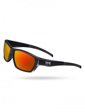 Orange / Black Tyr Cortez Hts Polarized Women's Sunglasses | US-KNUJ52063