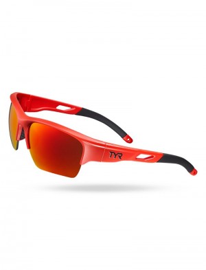 Orange / Red Tyr Vatcher Hts Polarized Women's Sunglasses | US-OENR48650