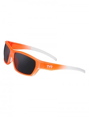 Orange / White Tyr Cortez Hts Women's Sunglasses | US-KFCZ92701