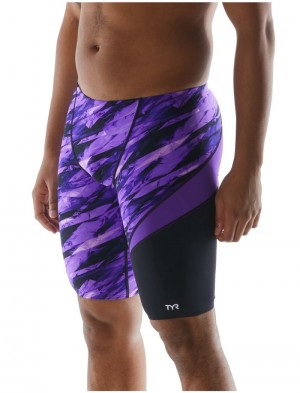 Purple Tyr Durafast Elite® Wave Jammer Vitric Men's Swimsuit | US-JLSE42937