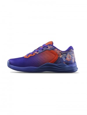 Purple / Orange Tyr Cxt-1 Trainer Women's Crossfit Shoes | US-WOEQ38074