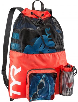 Red Tyr 40l Big Mesh Mummy Men's Backpack | US-YIVF61590