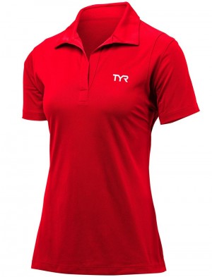 Red Tyr Alliance Plus Alliance Tech Women's Polo Shirt | US-WZOB06892