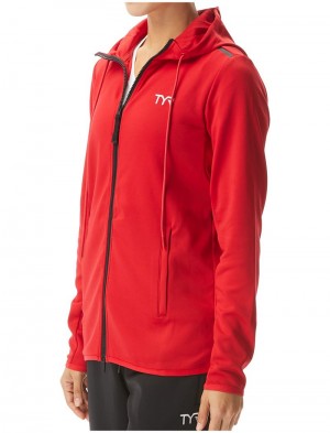 Red Tyr Alliance Podium Full Zip Women's Hoodie | US-MZJK35147