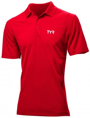 Red Tyr Alliance Tech Men's Polo Shirt | US-LIHO13850