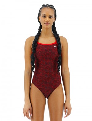 Red Tyr Durafast Elite® Diamondfit Lapped Women's Swimsuit | US-KMNR73964