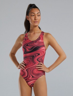 Red Tyr Durafast Elite® Maxfit Vitality Women's Swimsuit | US-ZFGU25680