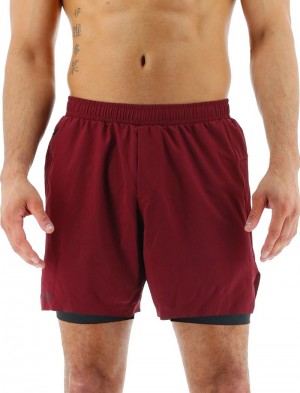 Red Tyr Hydrosphere™ Lined 6 Momentum Men's Shorts | US-HEOZ36942