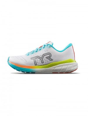 White Multicolor Tyr Rd-1x Runner Women's Running Shoes | US-CSOE96072