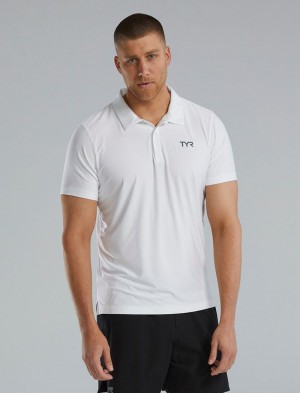 White Tyr Climadry™ Short Sleeve Men's Polo Shirt | US-VCZB20847