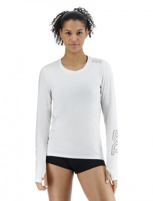 White Tyr Sundefense™ Vented Long Sleeve Crew Women's Shirts | US-KCOV79456