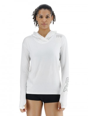 White Tyr Sundefense™ Vented Women's Hoodie | US-LOIR43508