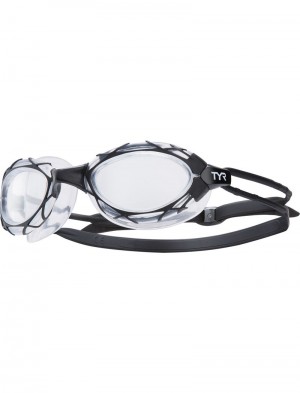 White / Black Tyr Adult Nest Pro Men's Goggles | US-WAJC87901