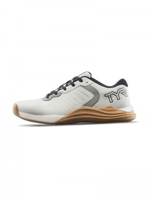 White / Grey Tyr Cxt-1 Trainer Women's Crossfit Shoes | US-BTHR04865