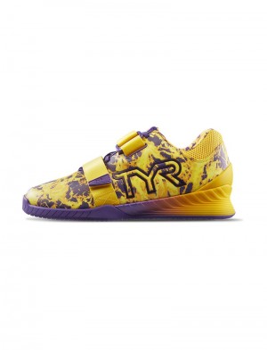 Yellow / Purple Tyr L-1 Lifter Men's Sneakers | US-KXJC82763