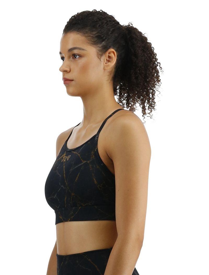 Black Tyr Base Kinetic™ High Neck Women's Sports Bra | US-NSQW86305