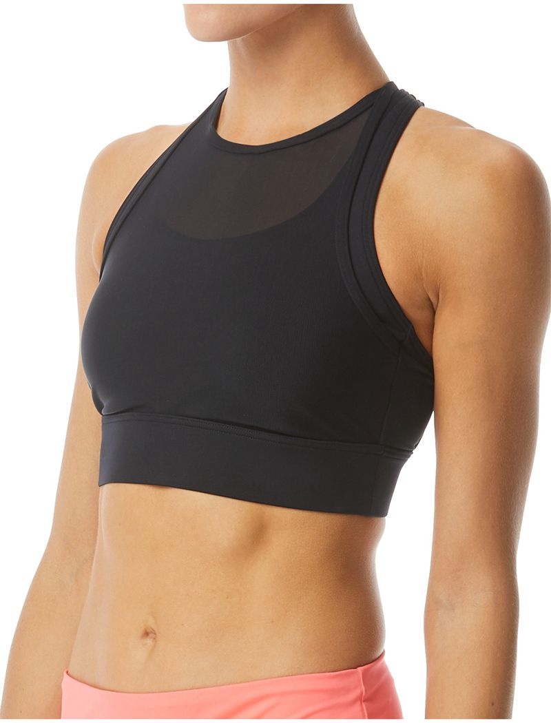 Black Tyr Chloe Top Women\'s Sports Bra | US-QXLT50238