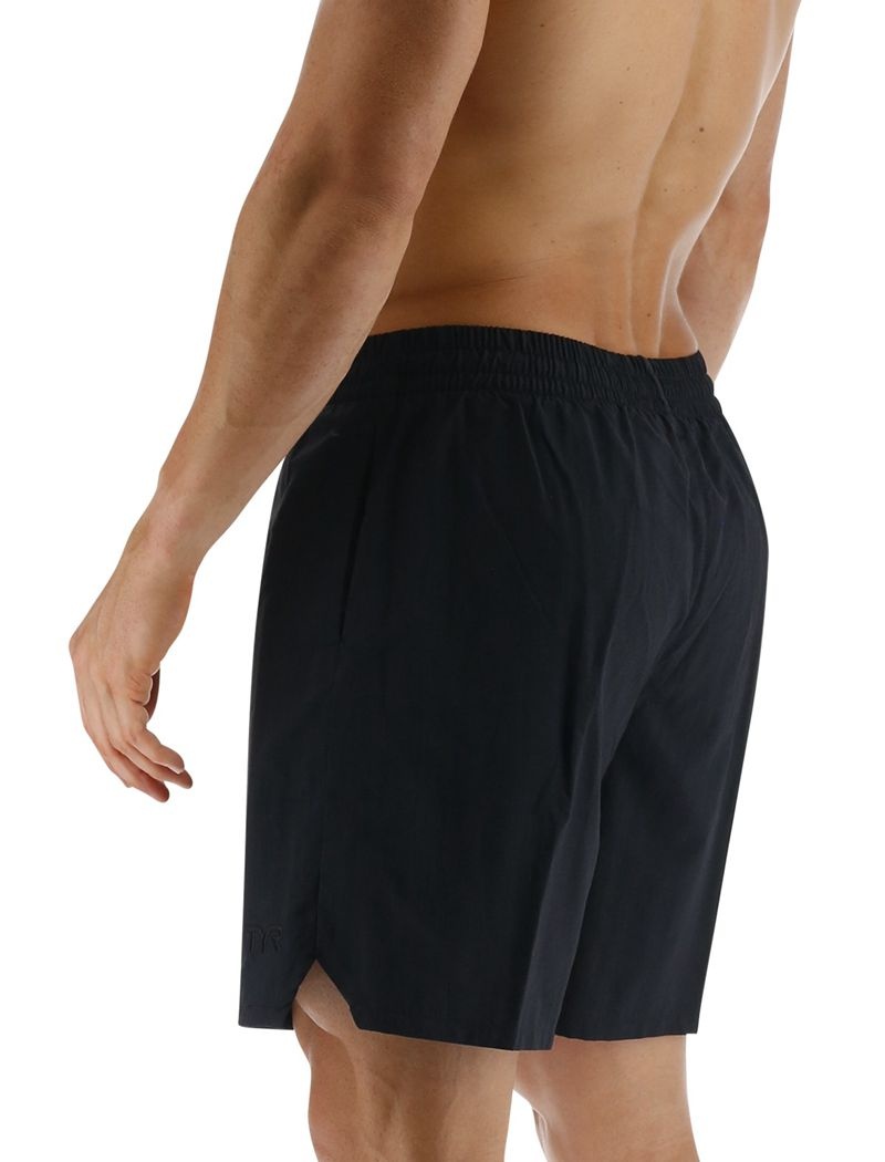 Black Tyr Deck-x Men's Swim Shorts | US-XJWK09852