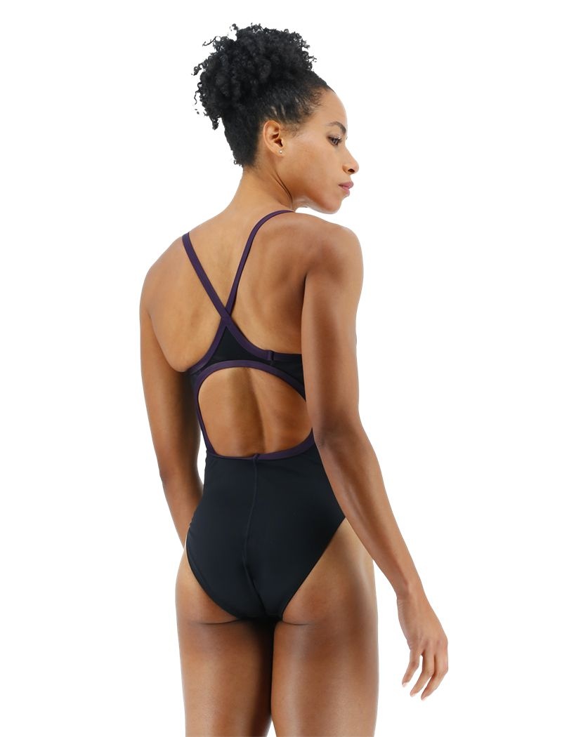 Black Tyr Durafast Elite® Diamond Controlfit Women's Swimsuit | US-PMIZ23560