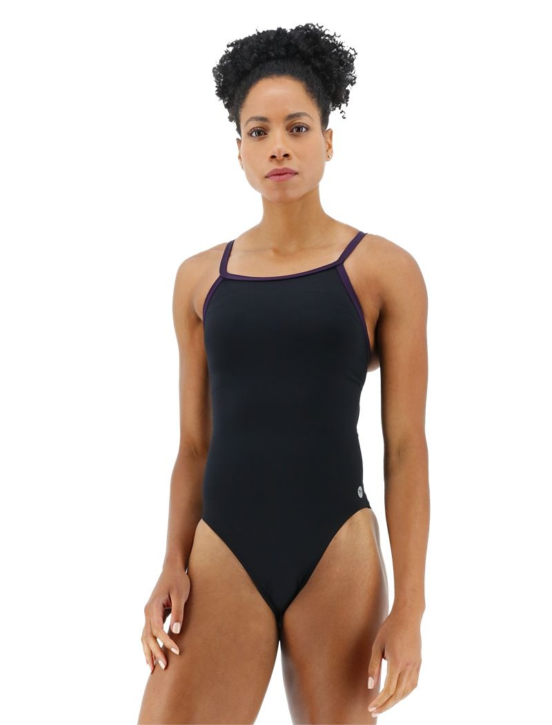 Black Tyr Durafast Elite® Diamond Controlfit Women's Swimsuit | US-PMIZ23560