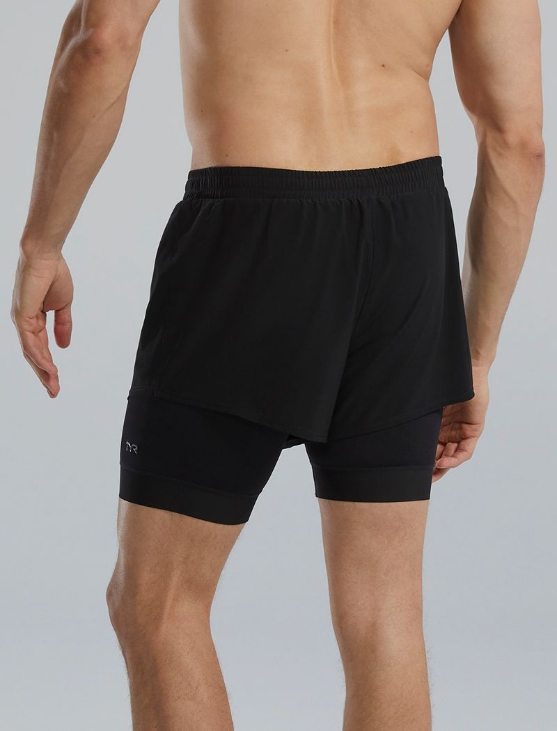 Black Tyr Durafast Elite® Lap Men's Shorts | US-LSKE98347