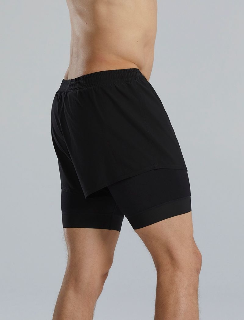 Black Tyr Durafast Elite® Lap Men's Shorts | US-LSKE98347