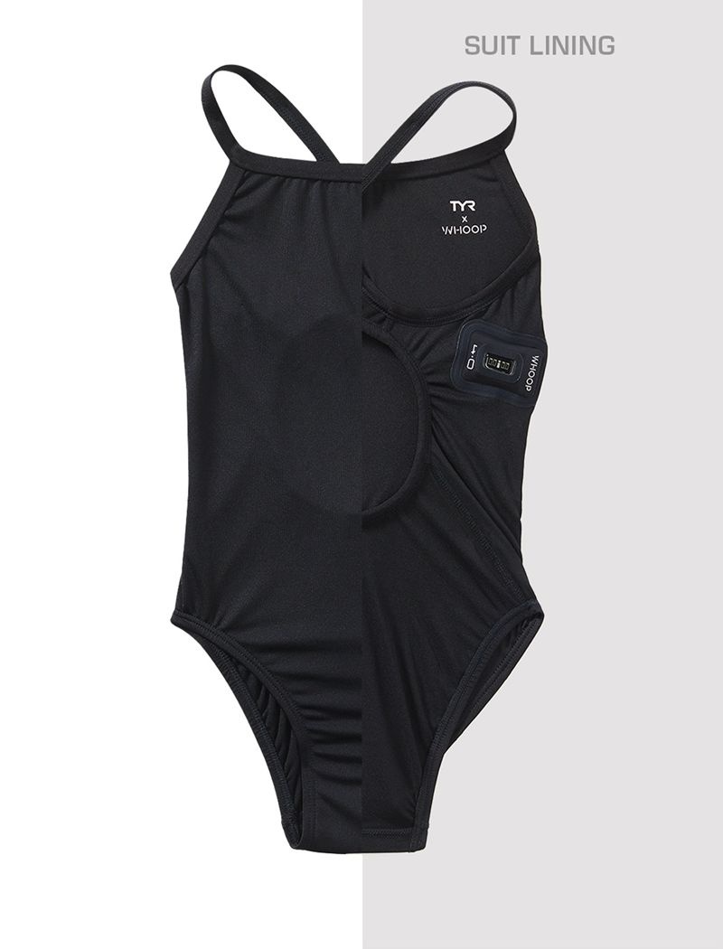 Black Tyr Durafast Elite® X Whoop Diamondfit Women's Swimsuit | US-CBEZ35782