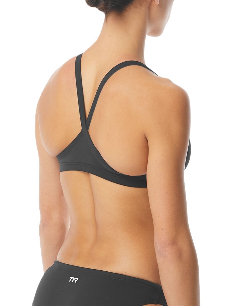 Black Tyr Durafast One® Diamondfit Top Women's Swim Bra | US-OYPX71905