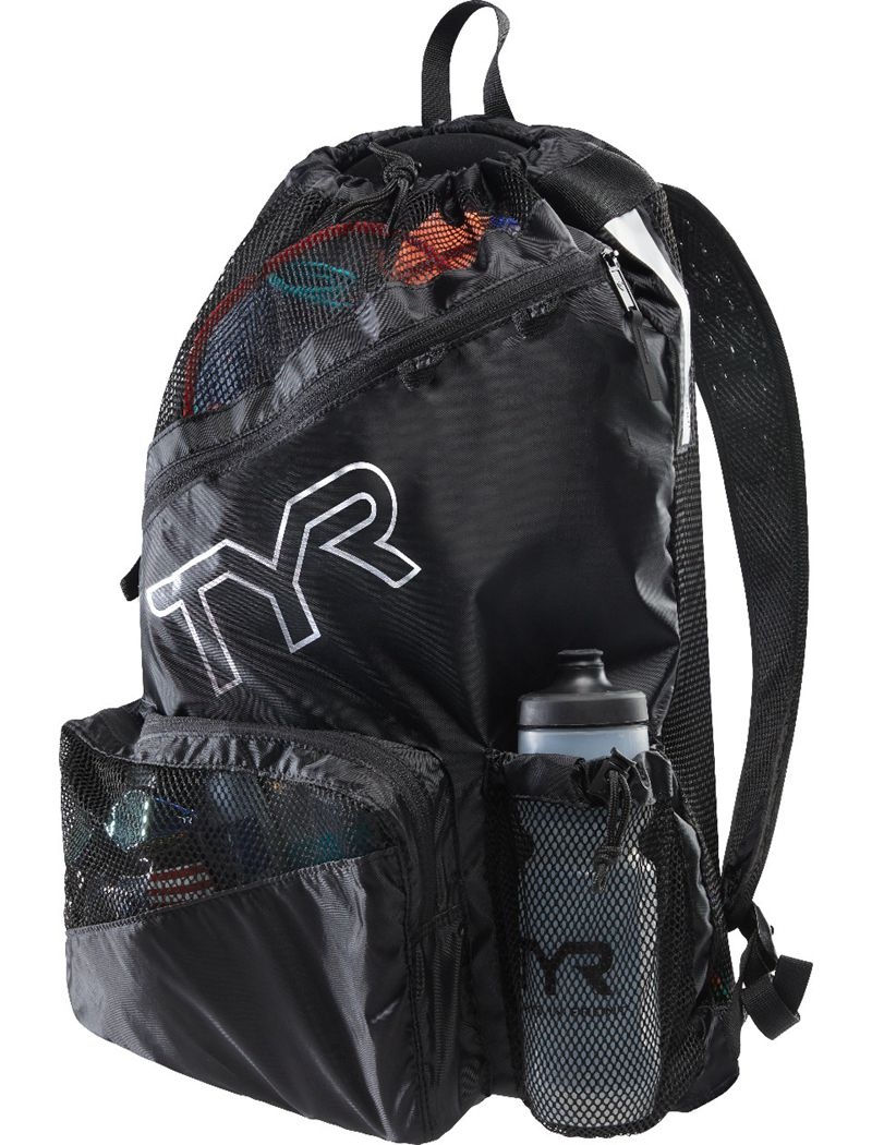 Black Tyr Elite Team 40l Mesh Men's Backpack | US-UVIT83914