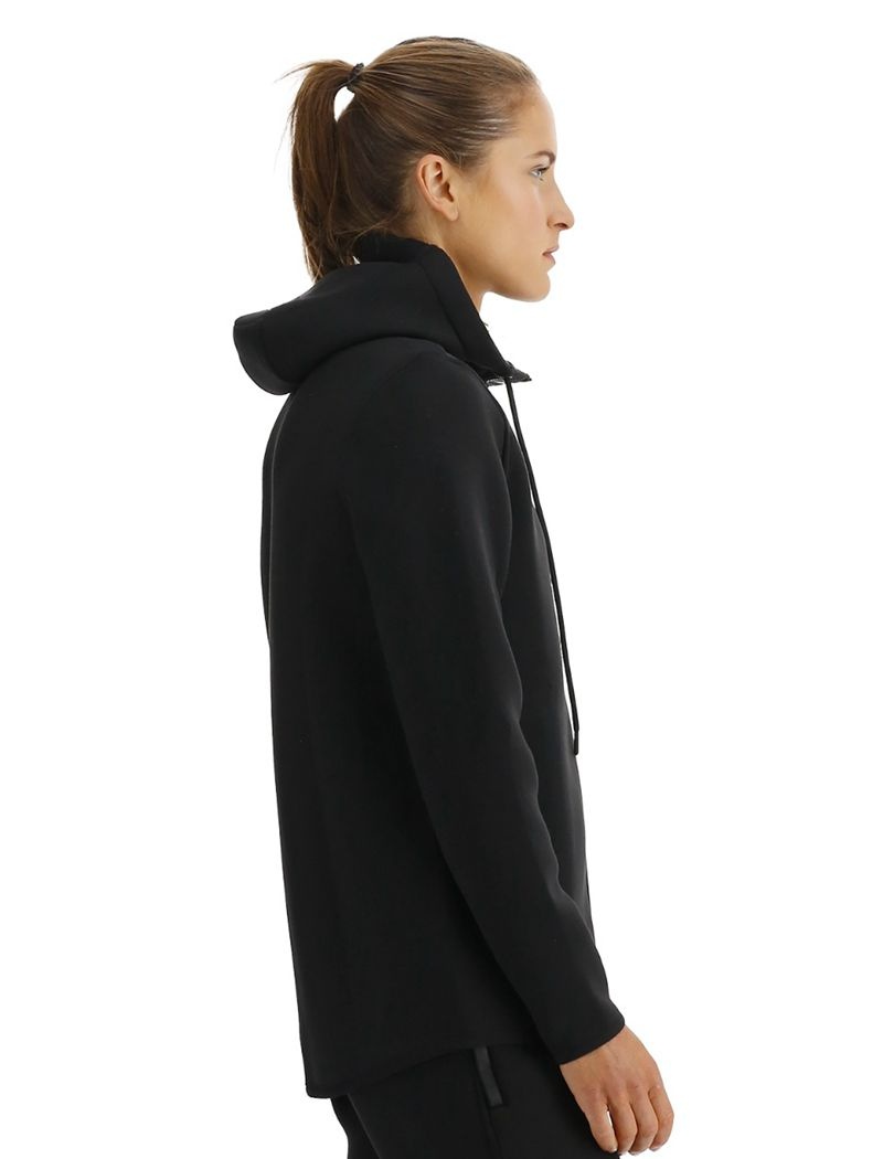 Black Tyr Elite Team Full Zip Women's Hoodie | US-NDWU10685