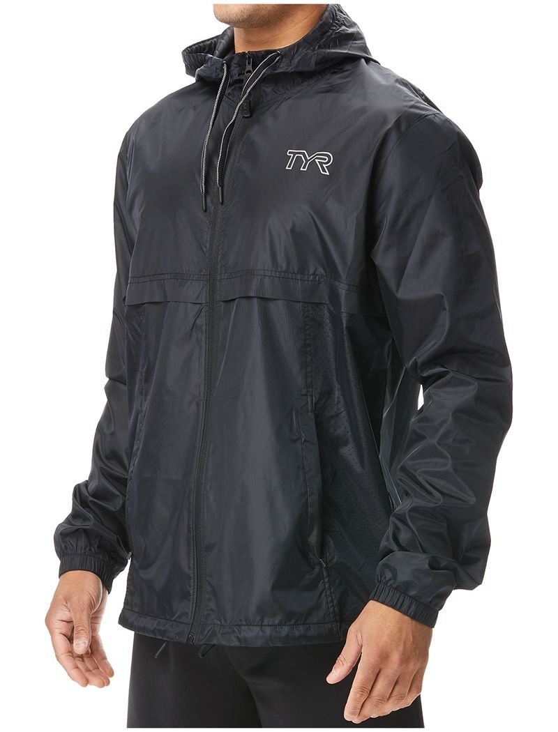 Black Tyr Elite Team Men\'s Windbreaker | US-SYNP87659