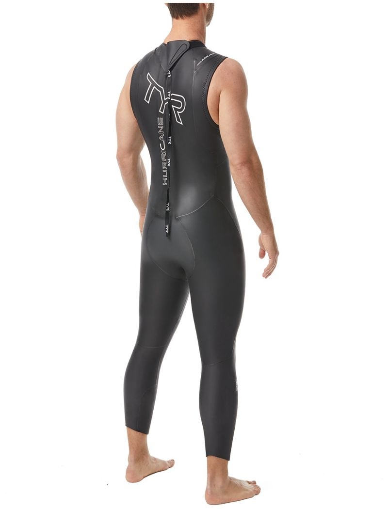 Black Tyr Hurricane® Cat 1 Sleeveless Men's Wetsuit | US-TOED56802