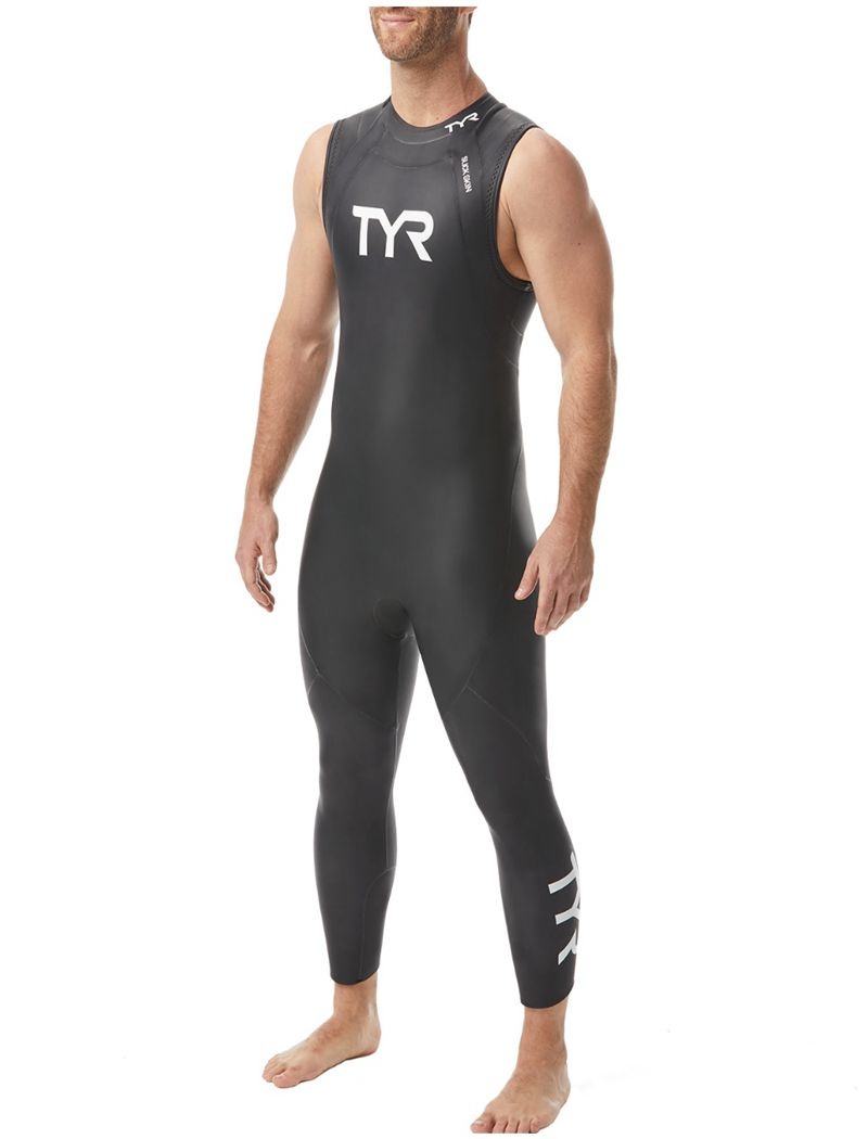 Black Tyr Hurricane® Cat 1 Sleeveless Men\'s Wetsuit | US-TOED56802