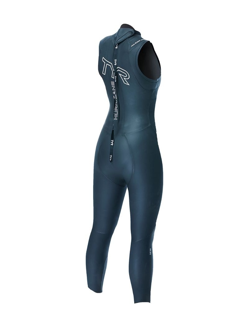 Black Tyr Hurricane® Cat 1 Sleeveless Women's Wetsuit | US-MGDV20791