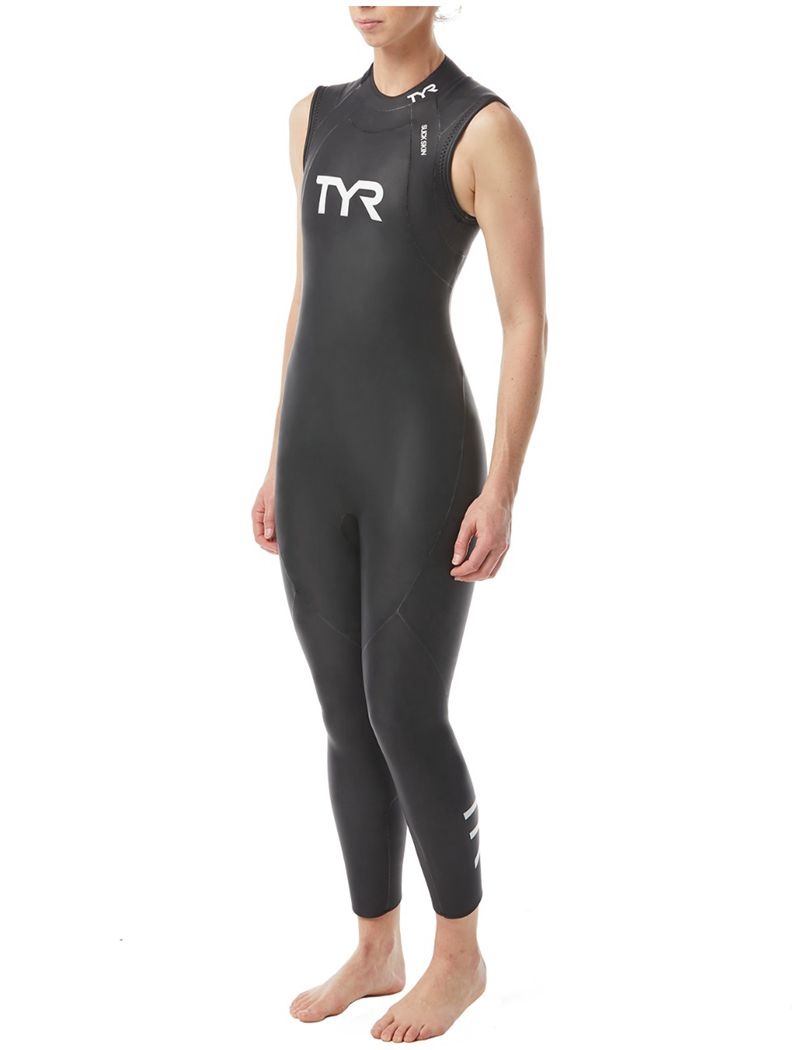 Black Tyr Hurricane® Cat 1 Sleeveless Women\'s Wetsuit | US-MGDV20791