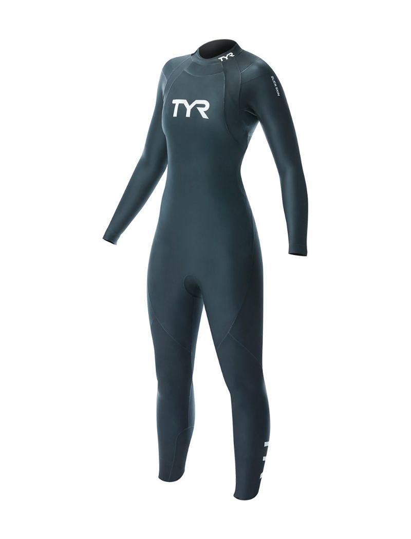 Black Tyr Hurricane® Cat 1 Women's Wetsuit | US-UMCF39264