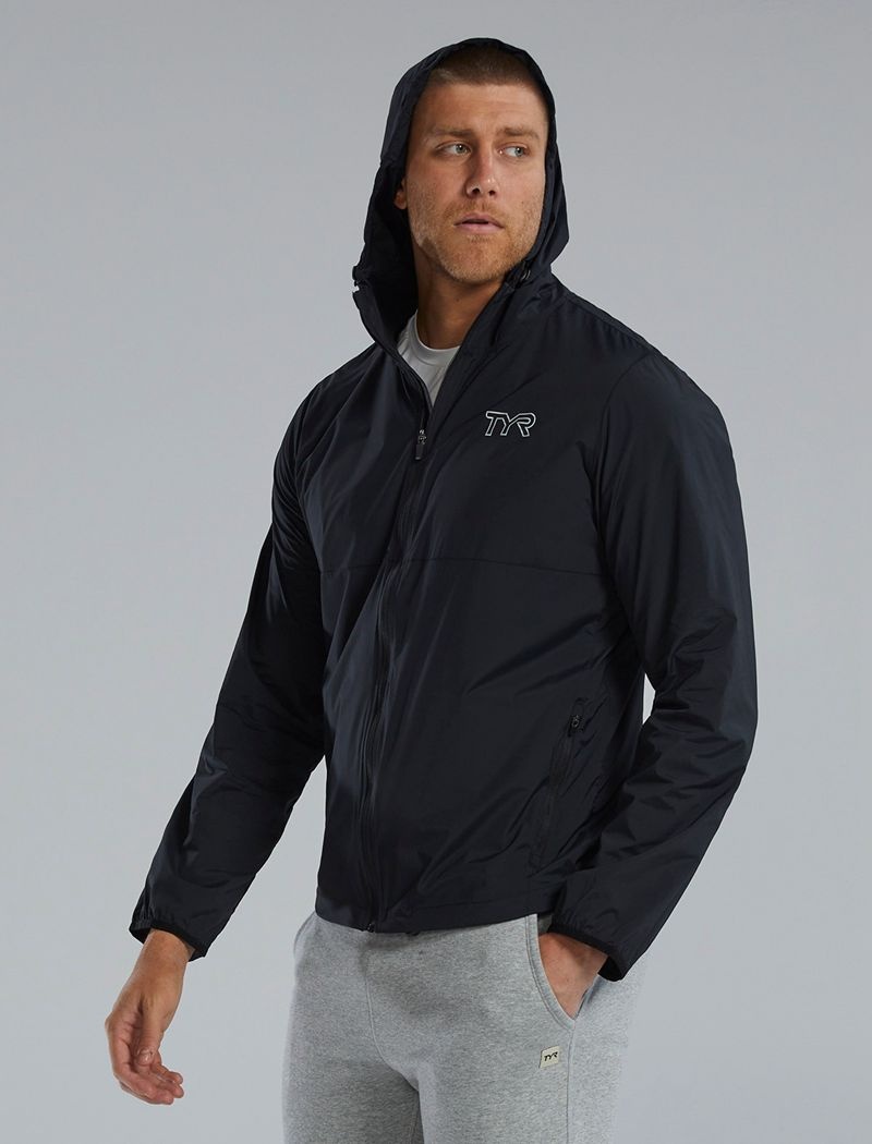 Black Tyr Hydrosphere™ Atlas Windbreaker Men's Jacket | US-SIJK91024