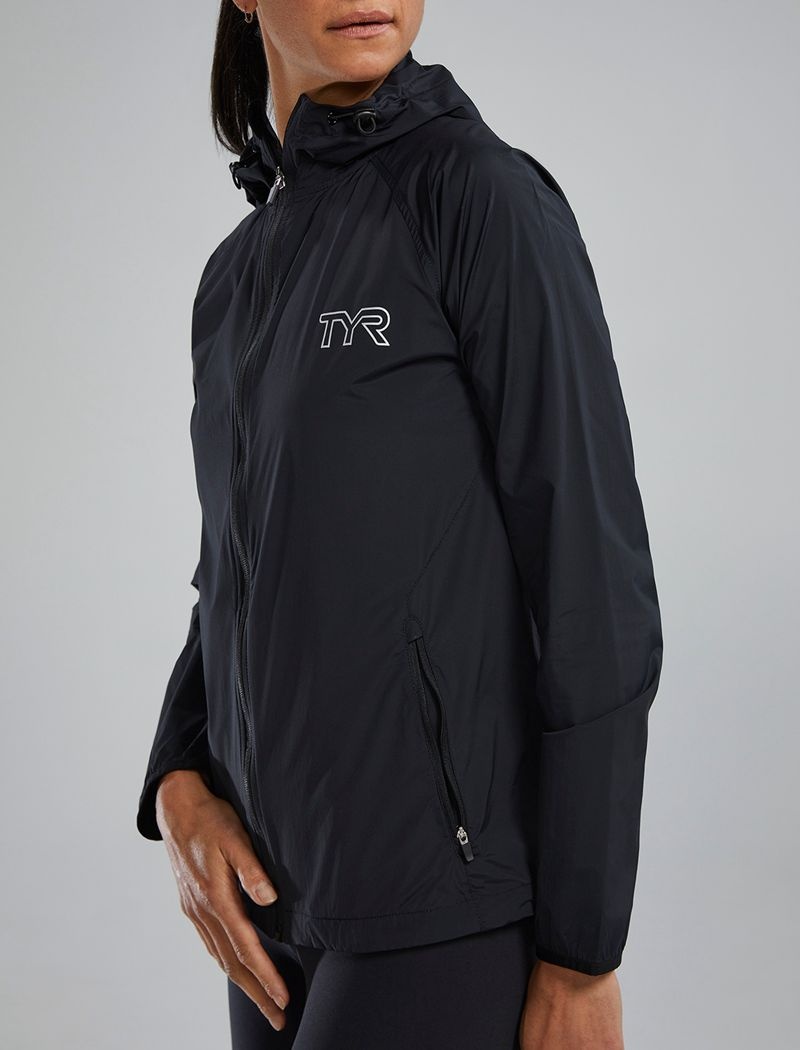 Black Tyr Hydrosphere™ Atlas Windbreaker Women's Jacket | US-MWUL79582