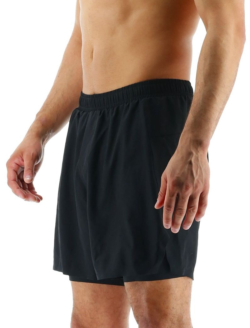 Black Tyr Hydrosphere™ Lined 6 Momentum Men's Shorts | US-RGIQ12378