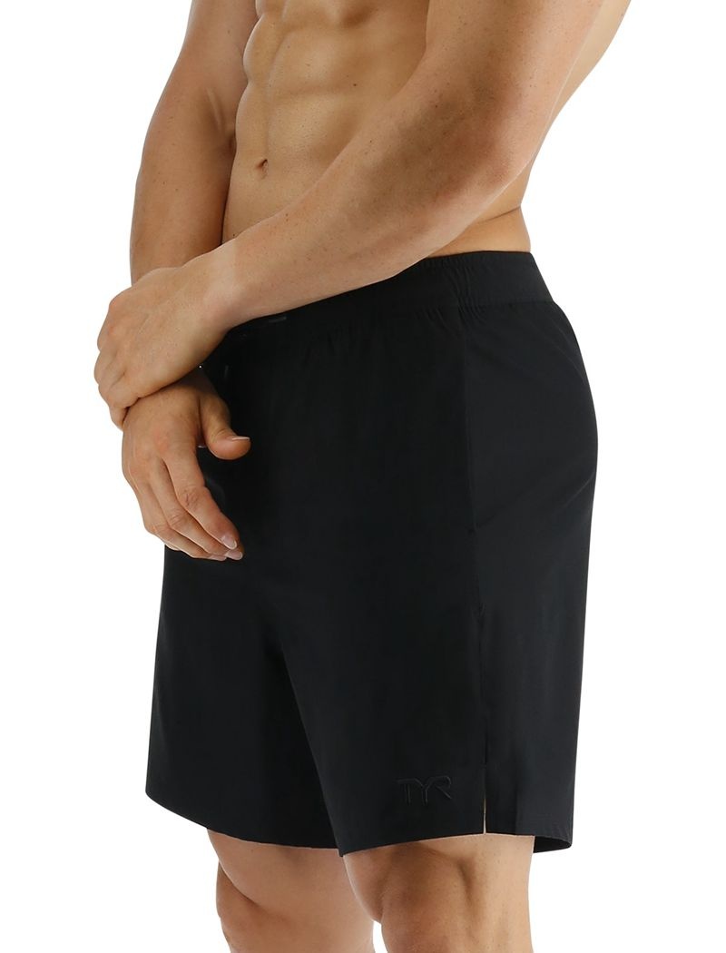 Black Tyr Hydrosphere™ Skua 7 Volley Men's Shorts | US-GCEK38267