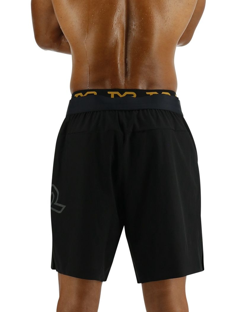 Black Tyr Hydrosphere™ Unlined 7 Unbroken Big Logo Men's Shorts | US-RZJW14782