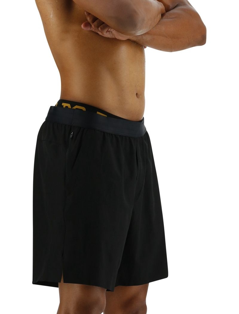 Black Tyr Hydrosphere™ Unlined 7 Unbroken Big Logo Men's Shorts | US-RZJW14782