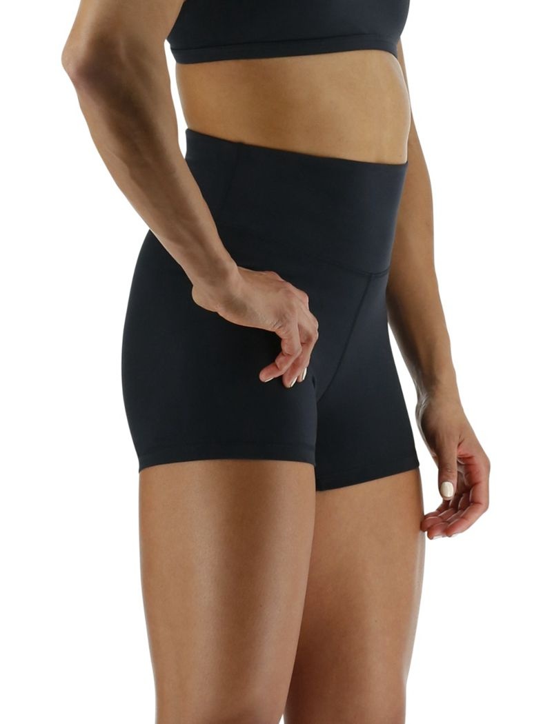 Black Tyr Joule Elite™ High-waisted 3.25 Women's Shorts | US-PBRE57263