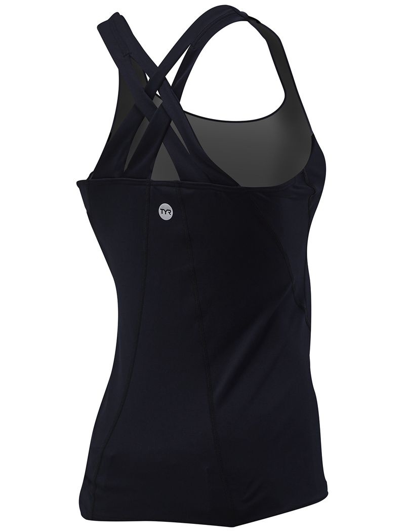 Black Tyr Lola Women's Tanks | US-NALG34651